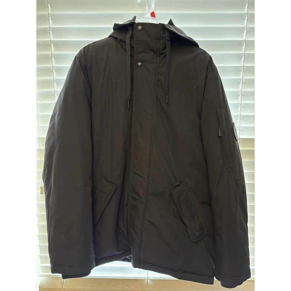 Calvin Klein Men's Black Full Zip Jacket, Size Medium